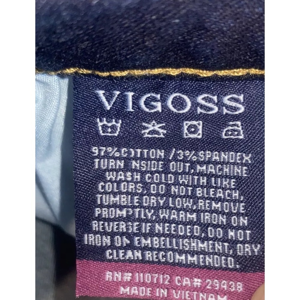 New Women's Vigoss Denim The Chelsea Shorts Plus‎ Sz 27 - Picture 5 of 7
